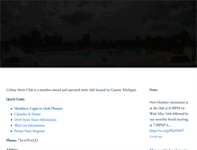 Tablet Screenshot of colonyswimclub.com